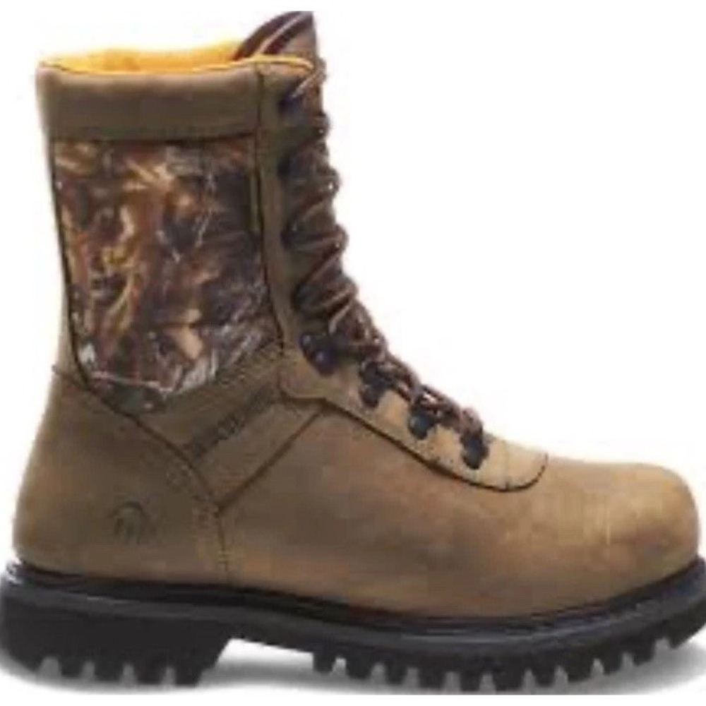 Wolverine Brown  DuraShocks Waterproof Insulated Fishing Hunting Work Boots 14M